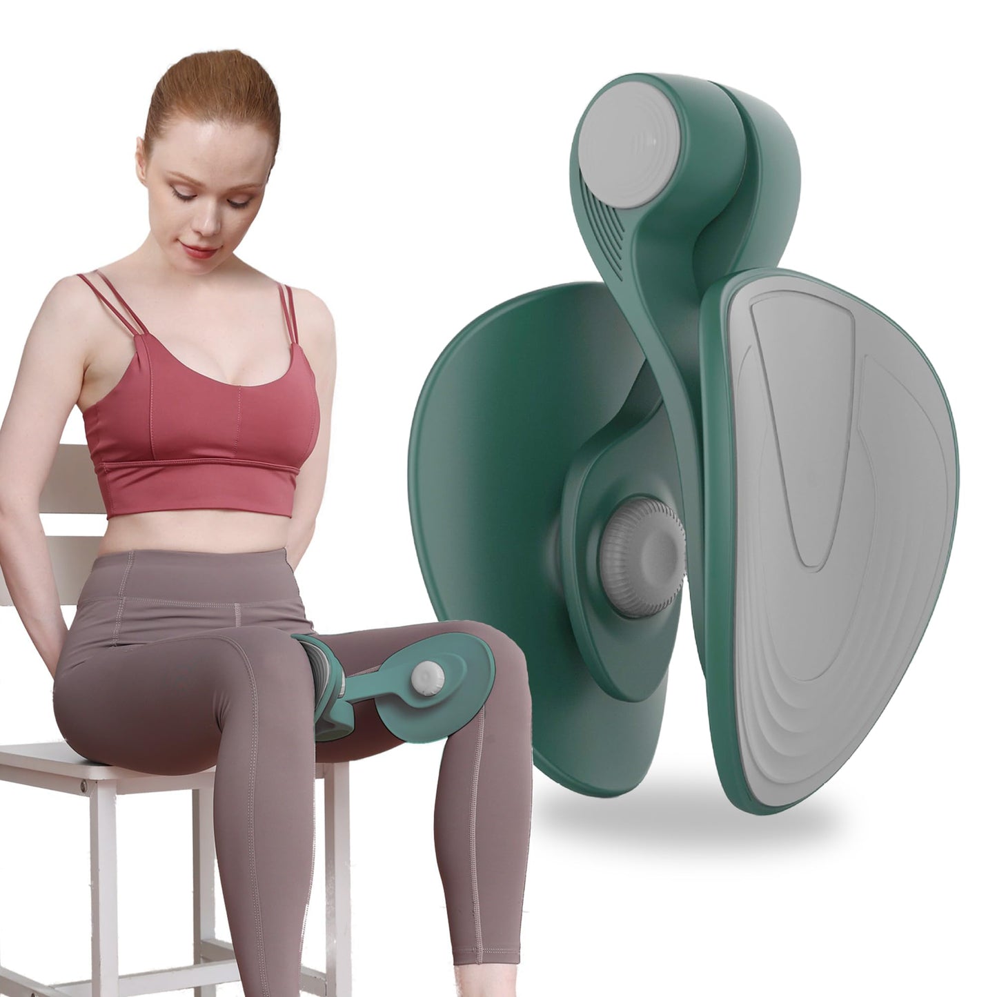 Thigh Trainer - Thigh Exerciser & Toner for Women, Inner Thigh Workout Equipment with 26lbs Resistance, Kegel Exercise Tool for Pelvic Floor & Thigh Tightening (Upgraded)