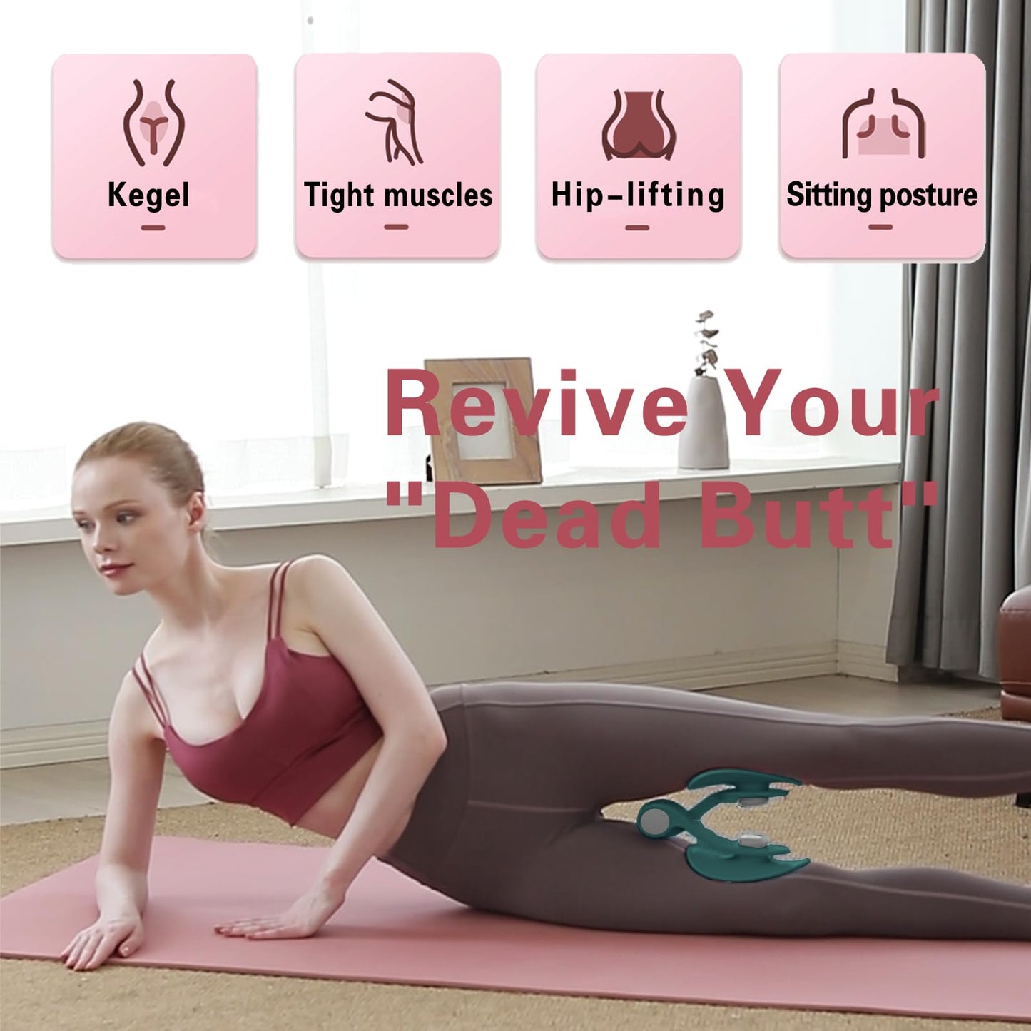 Thigh Trainer - Thigh Exerciser & Toner for Women, Inner Thigh Workout Equipment with 26lbs Resistance, Kegel Exercise Tool for Pelvic Floor & Thigh Tightening (Upgraded)