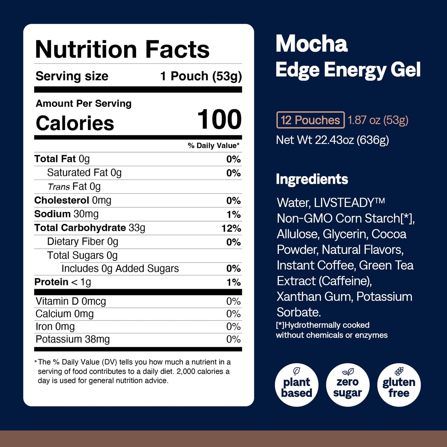 UCAN Edge Energy Gel Shots, Variety Pack (12, 2 Ounce Packets) for Running, Training, Workouts, Fitness, Cycling, Crossfit | Sugar-Free, Vegan, & Keto Friendly Energy