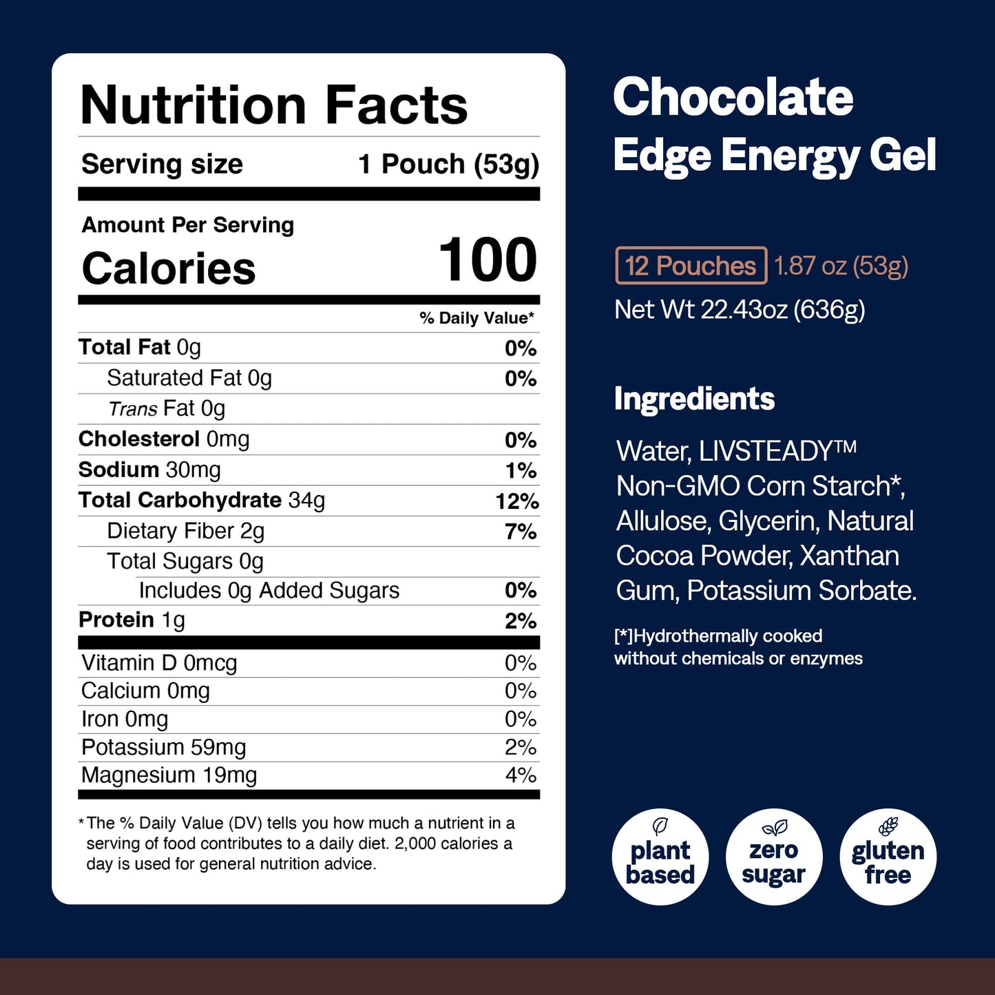 UCAN Edge Energy Gel Shots, Variety Pack (12, 2 Ounce Packets) for Running, Training, Workouts, Fitness, Cycling, Crossfit | Sugar-Free, Vegan, & Keto Friendly Energy
