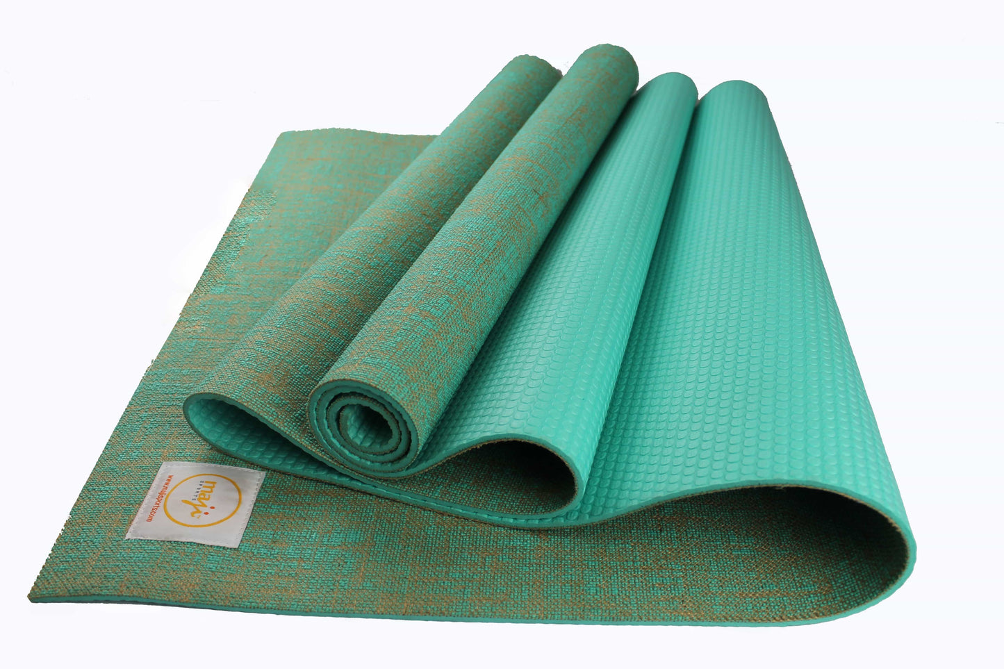 Jute Premium ECO Fitness, pilates, Yoga Mat + Foot Massager - 7.5 X 17.5 cm