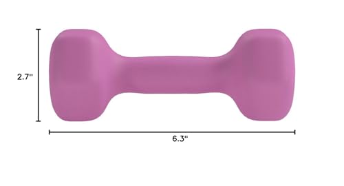 Amazon Basics Neoprene Dumbbell Hand Weights for Exercise and Muscle Toning