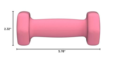 Amazon Basics Neoprene Dumbbell Hand Weights for Exercise and Muscle Toning