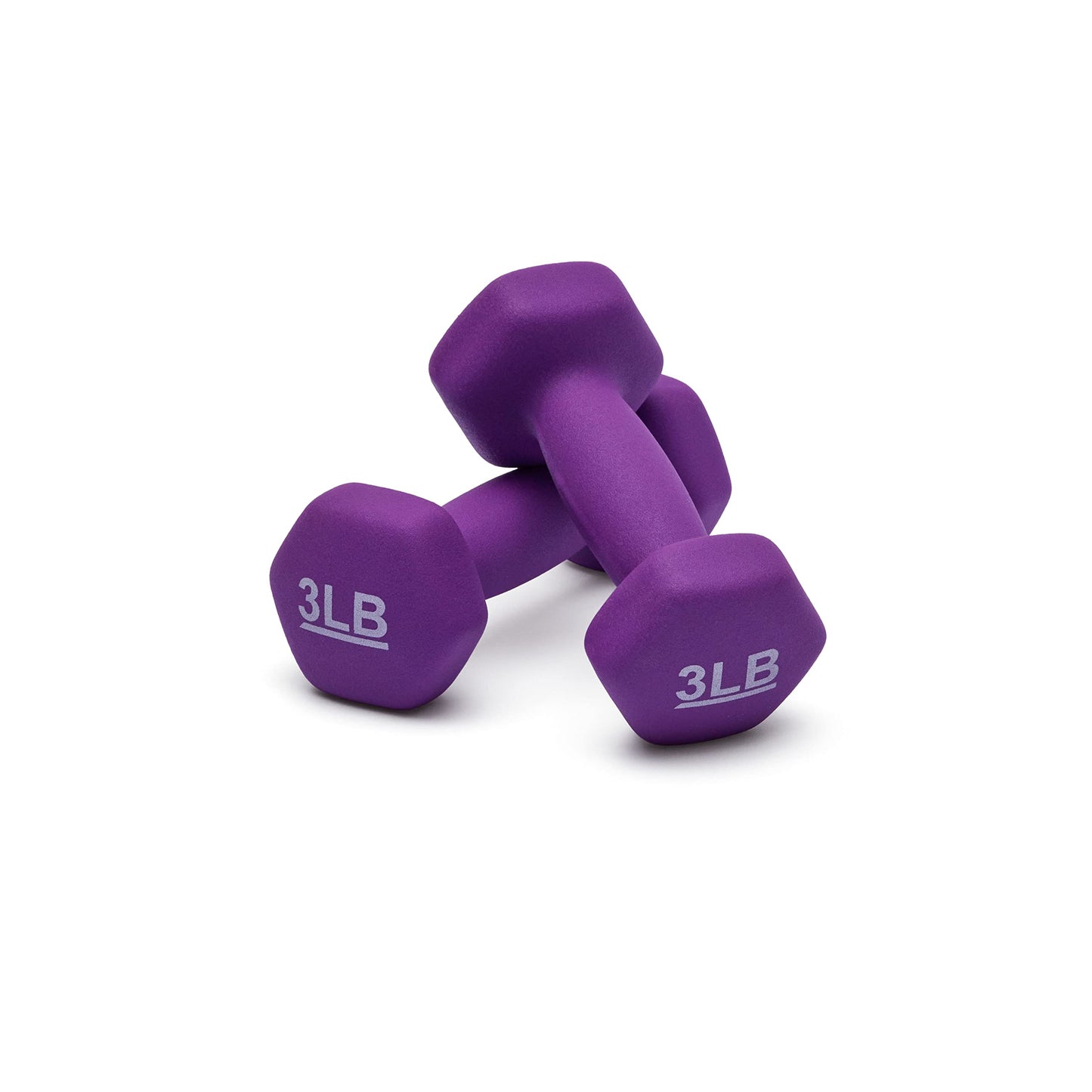 Amazon Basics Neoprene Dumbbell Hand Weights for Exercise and Muscle Toning