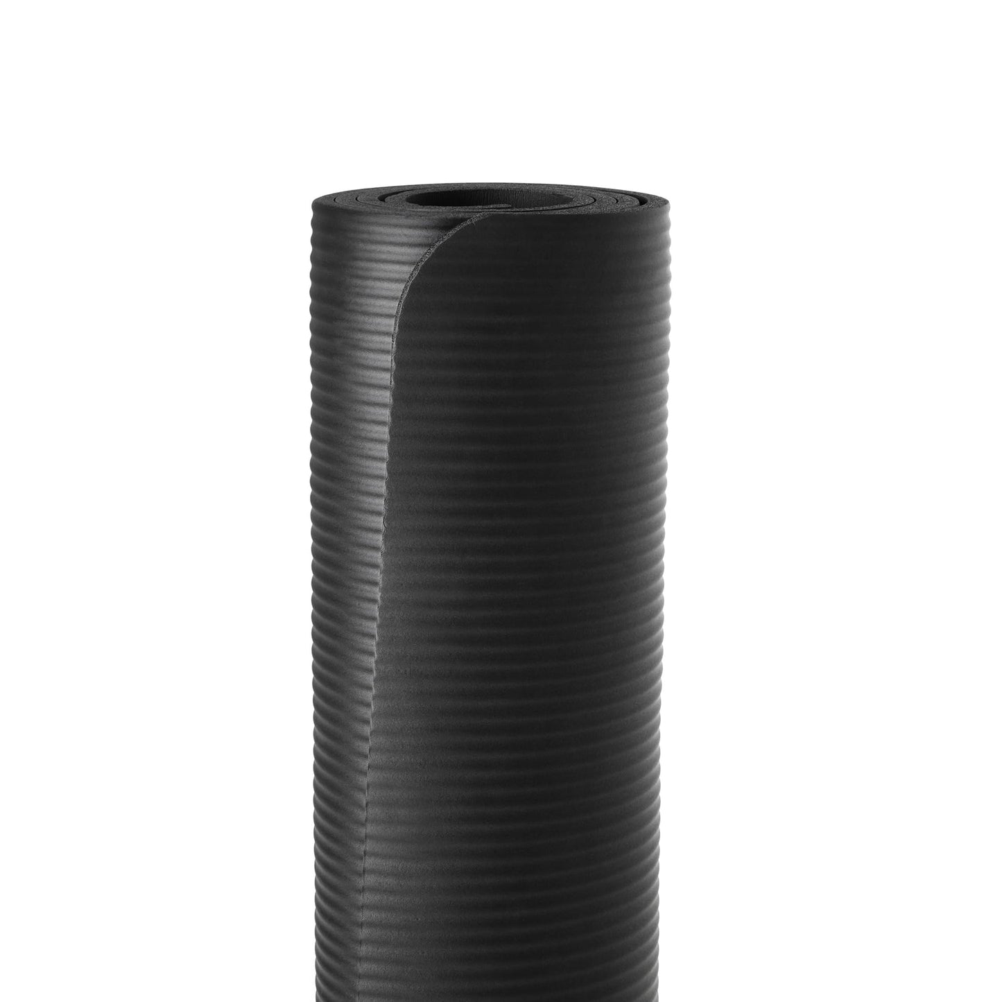 Amazon Basics 1/2 Inch Extra Thick Exercise Yoga Mat with Carrying Strap, Cushioned Support, for Fitness and Gym Workouts