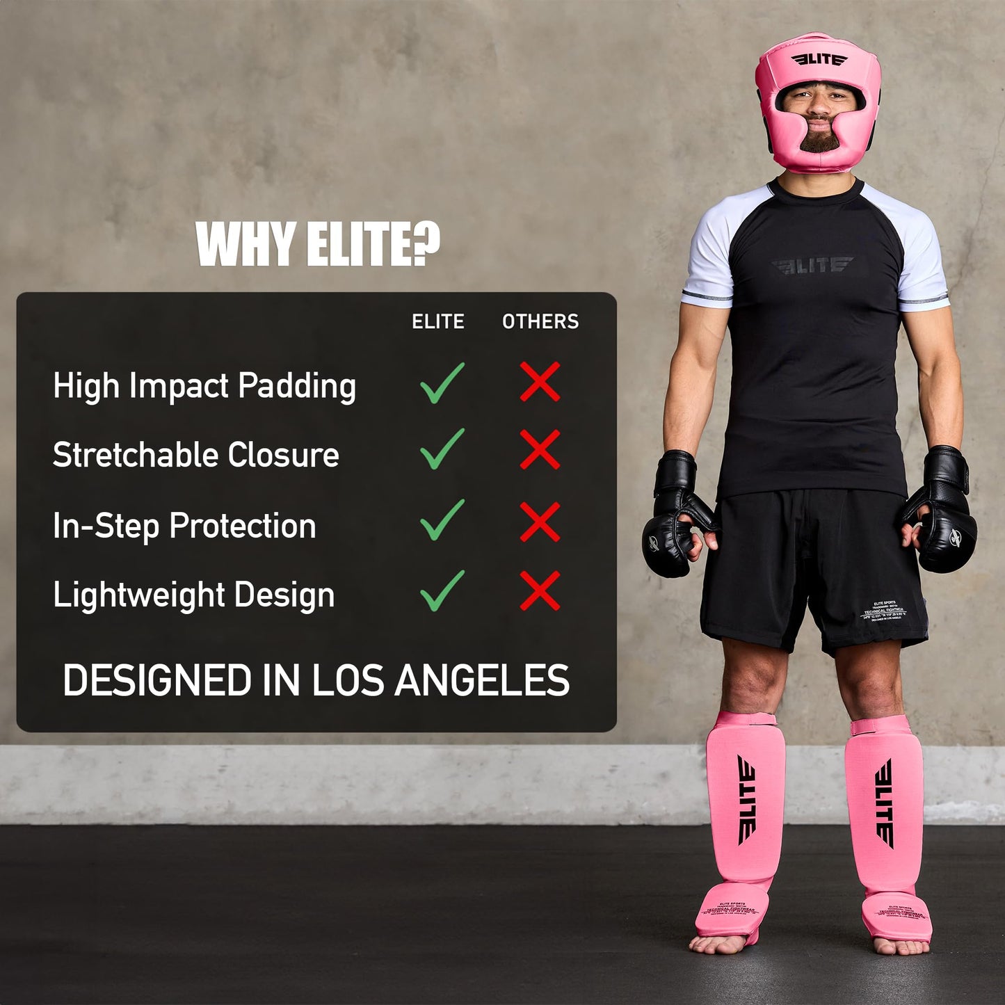 MMA Shin Pads for Muay Thai and Kickboxing, Protective Shin Guards with Instep Guard for Sparring and Training, for Adults, Kids, and Youth