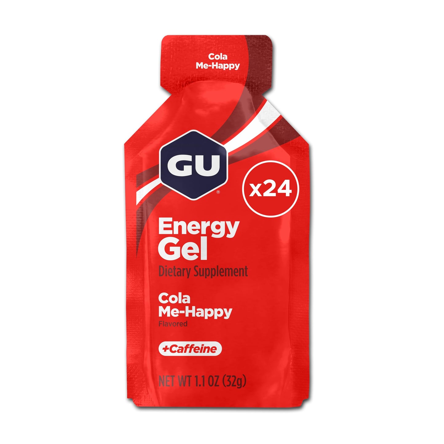 GU Energy Original Sports Nutrition Energy Gel, Vegan, Gluten-Free, Kosher, and Dairy-Free On-the-Go Energy for Any Workout, 24-Count, Assorted Fruity Flavors