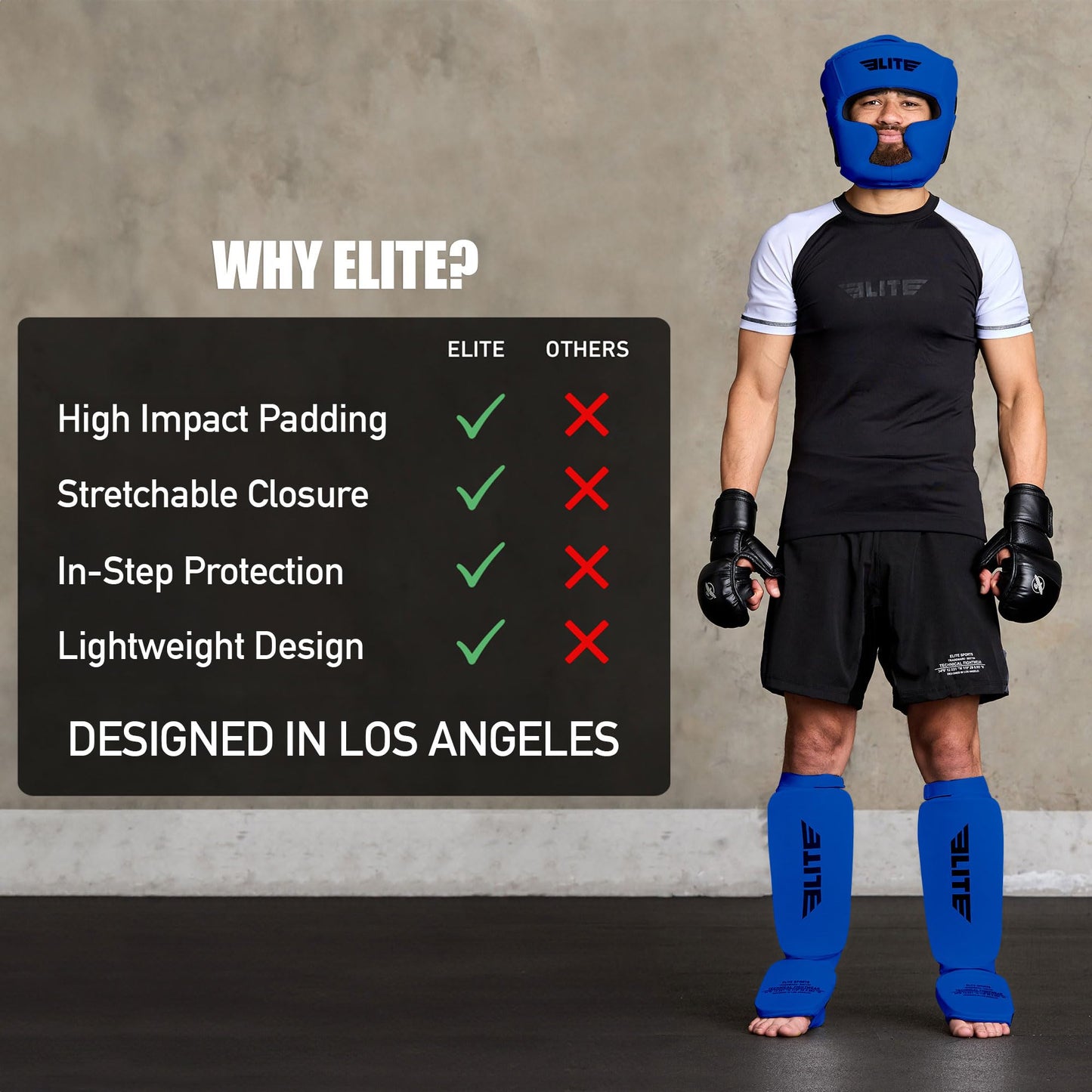 MMA Shin Pads for Muay Thai and Kickboxing, Protective Shin Guards with Instep Guard for Sparring and Training, for Adults, Kids, and Youth