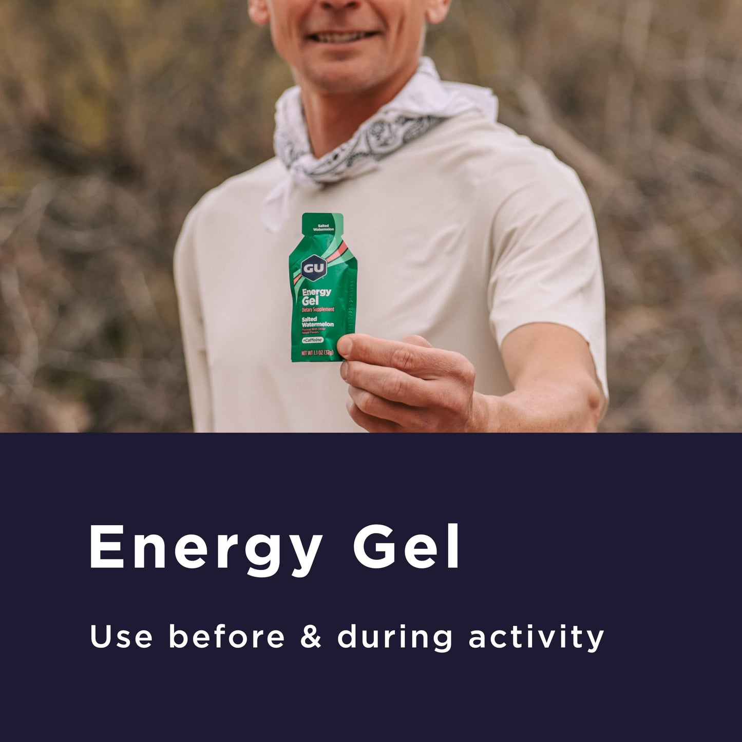 GU Energy Original Sports Nutrition Energy Gel, Vegan, Gluten-Free, Kosher, and Dairy-Free On-the-Go Energy for Any Workout, 24-Count, Assorted Fruity Flavors
