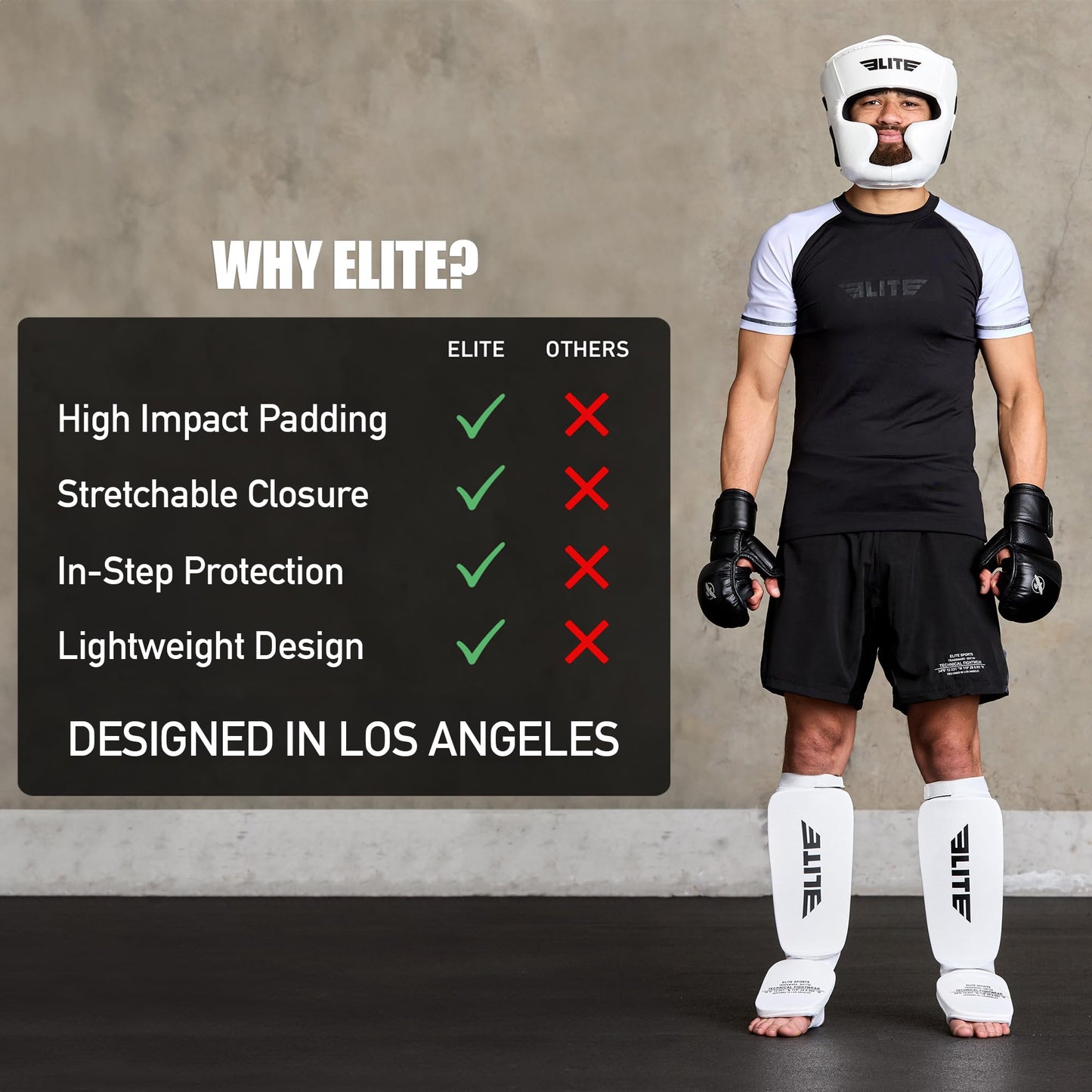 MMA Shin Pads for Muay Thai and Kickboxing, Protective Shin Guards with Instep Guard for Sparring and Training, for Adults, Kids, and Youth
