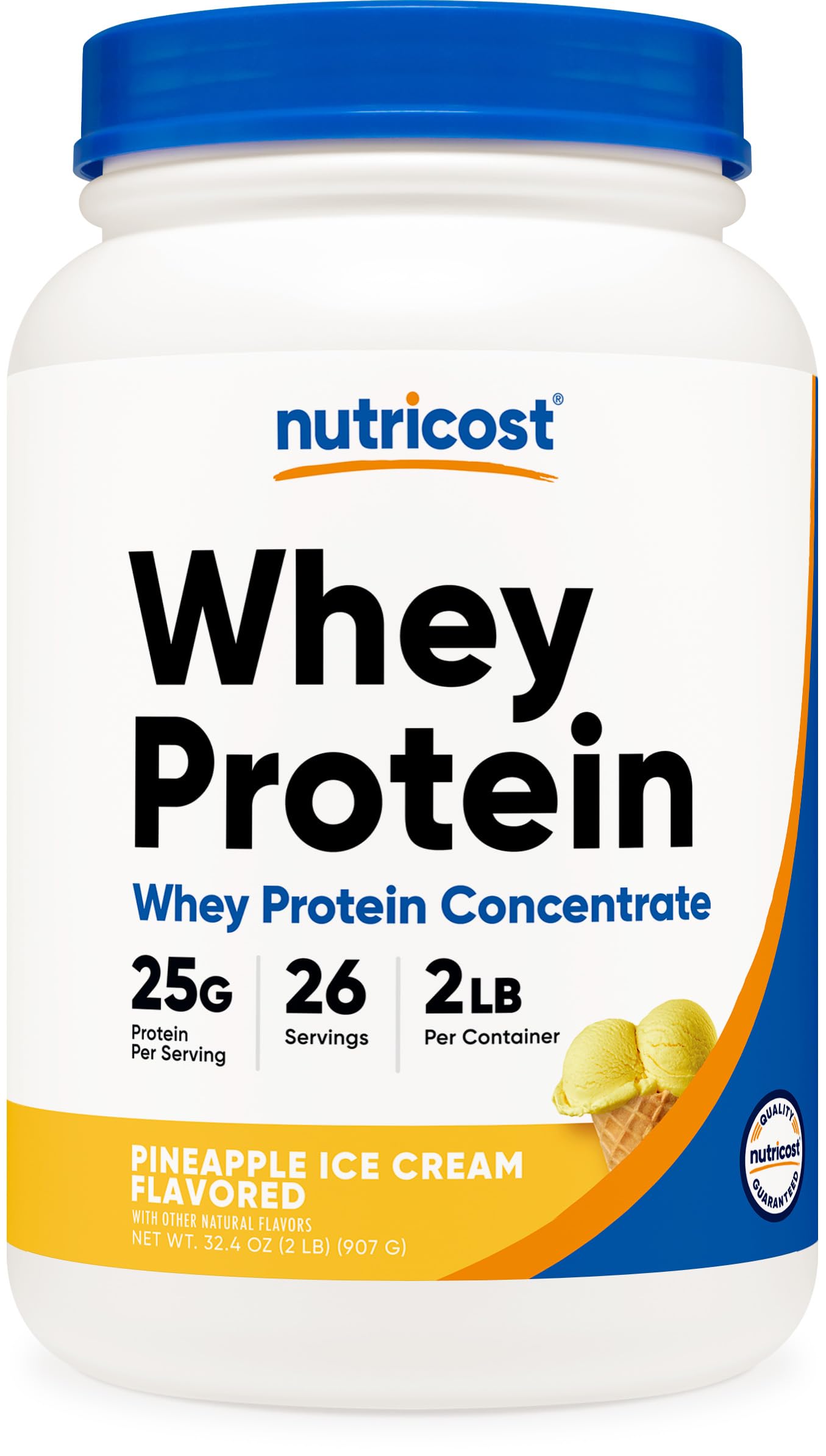 Nutricost Whey Protein Powder, Unflavored, 5 pounds - from Whey Protein Concentrate