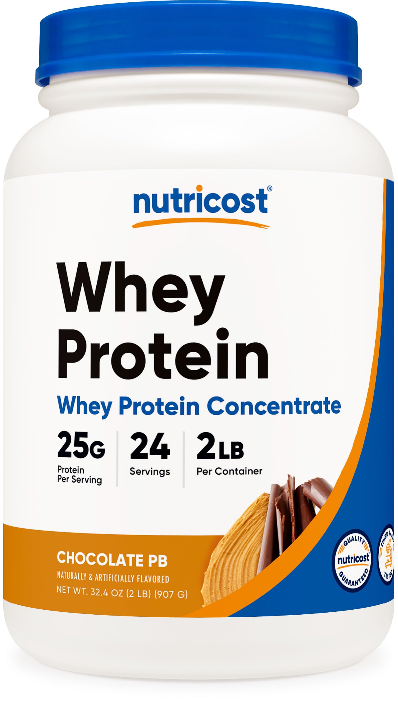 Nutricost Whey Protein Powder, Unflavored, 5 pounds - from Whey Protein Concentrate