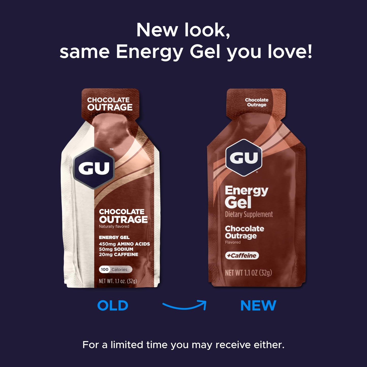 GU Energy Original Sports Nutrition Energy Gel, Vegan, Gluten-Free, Kosher, and Dairy-Free On-the-Go Energy for Any Workout, 24-Count, Assorted Fruity Flavors