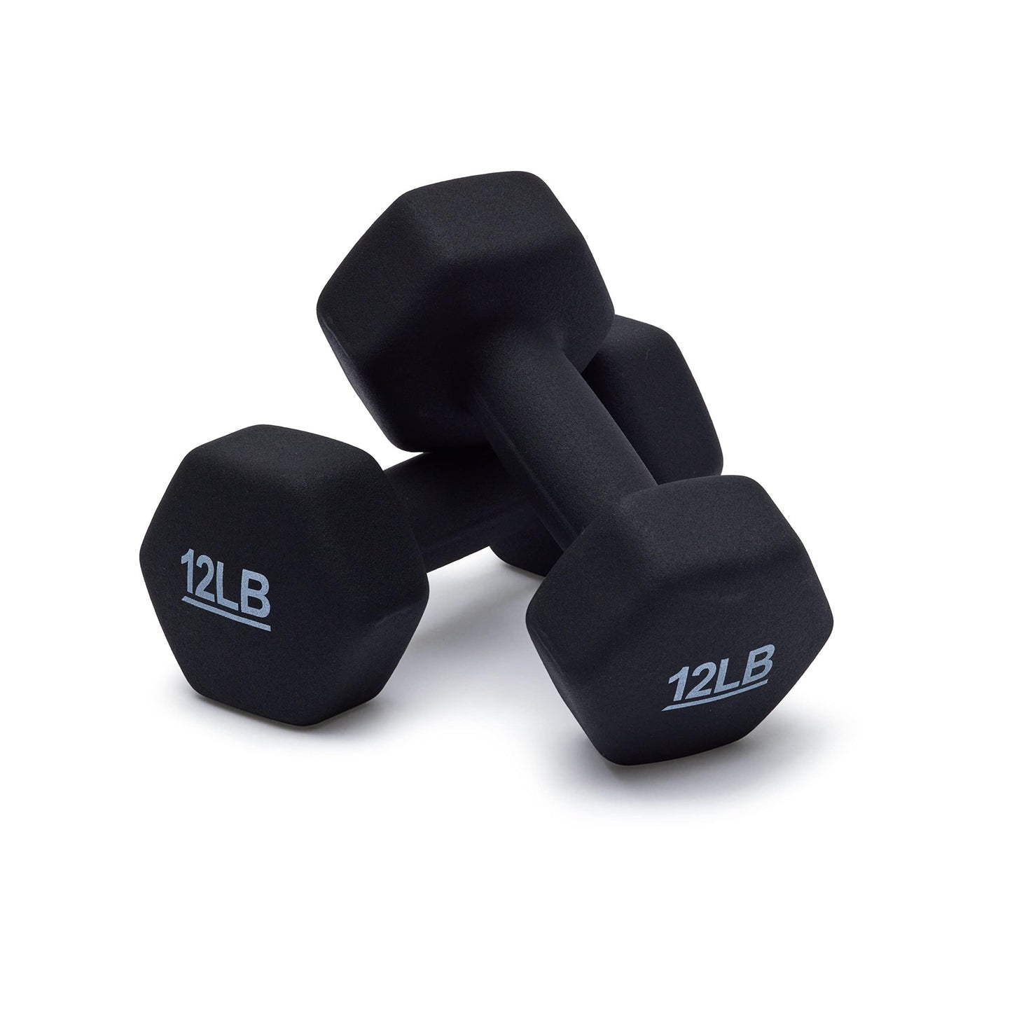 Amazon Basics Neoprene Dumbbell Hand Weights for Exercise and Muscle Toning