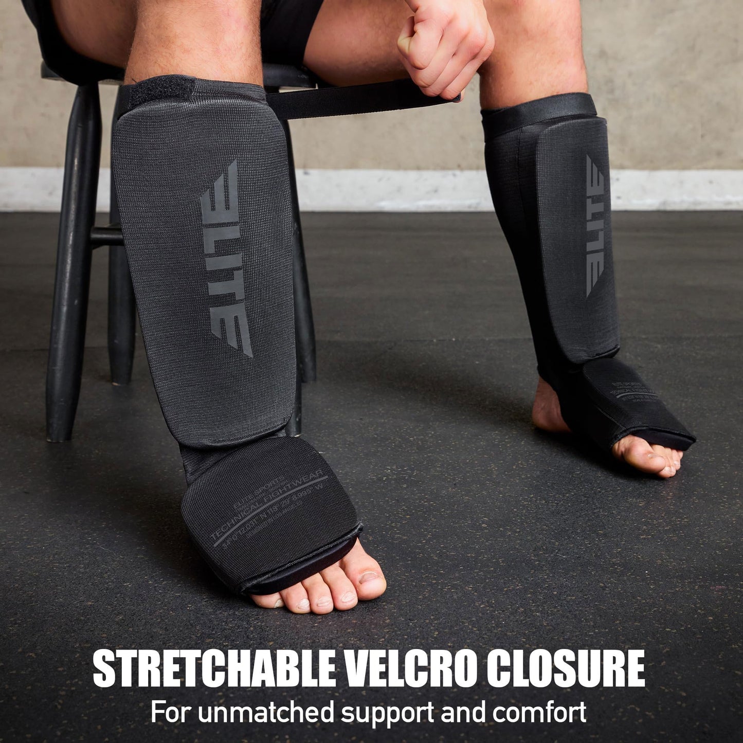 MMA Shin Pads for Muay Thai and Kickboxing, Protective Shin Guards with Instep Guard for Sparring and Training, for Adults, Kids, and Youth