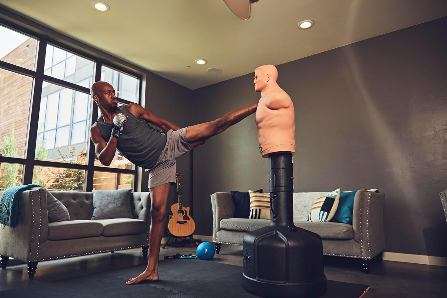 Century BOB Body Bag with Base Unit | Freestanding Training Dummy Opponent Bag | Mannequin Bag, Martial Artists, Fitness Pros, Athletes Training | Training for Tactical & Self-Defense