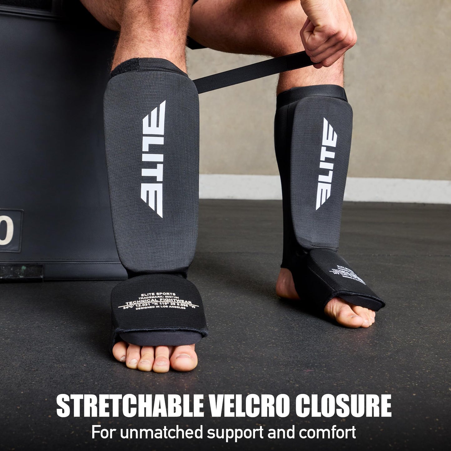 MMA Shin Pads for Muay Thai and Kickboxing, Protective Shin Guards with Instep Guard for Sparring and Training, for Adults, Kids, and Youth