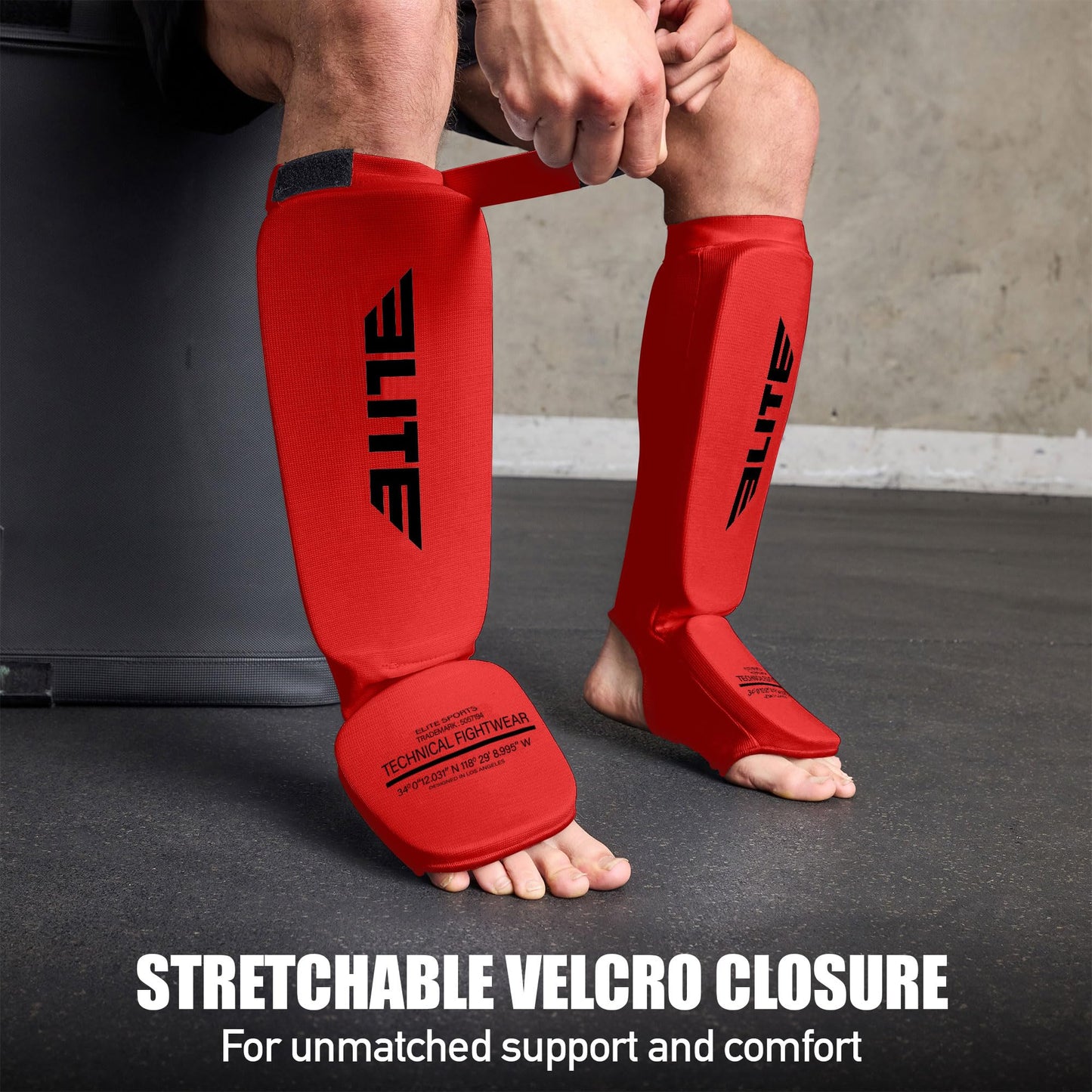 MMA Shin Pads for Muay Thai and Kickboxing, Protective Shin Guards with Instep Guard for Sparring and Training, for Adults, Kids, and Youth