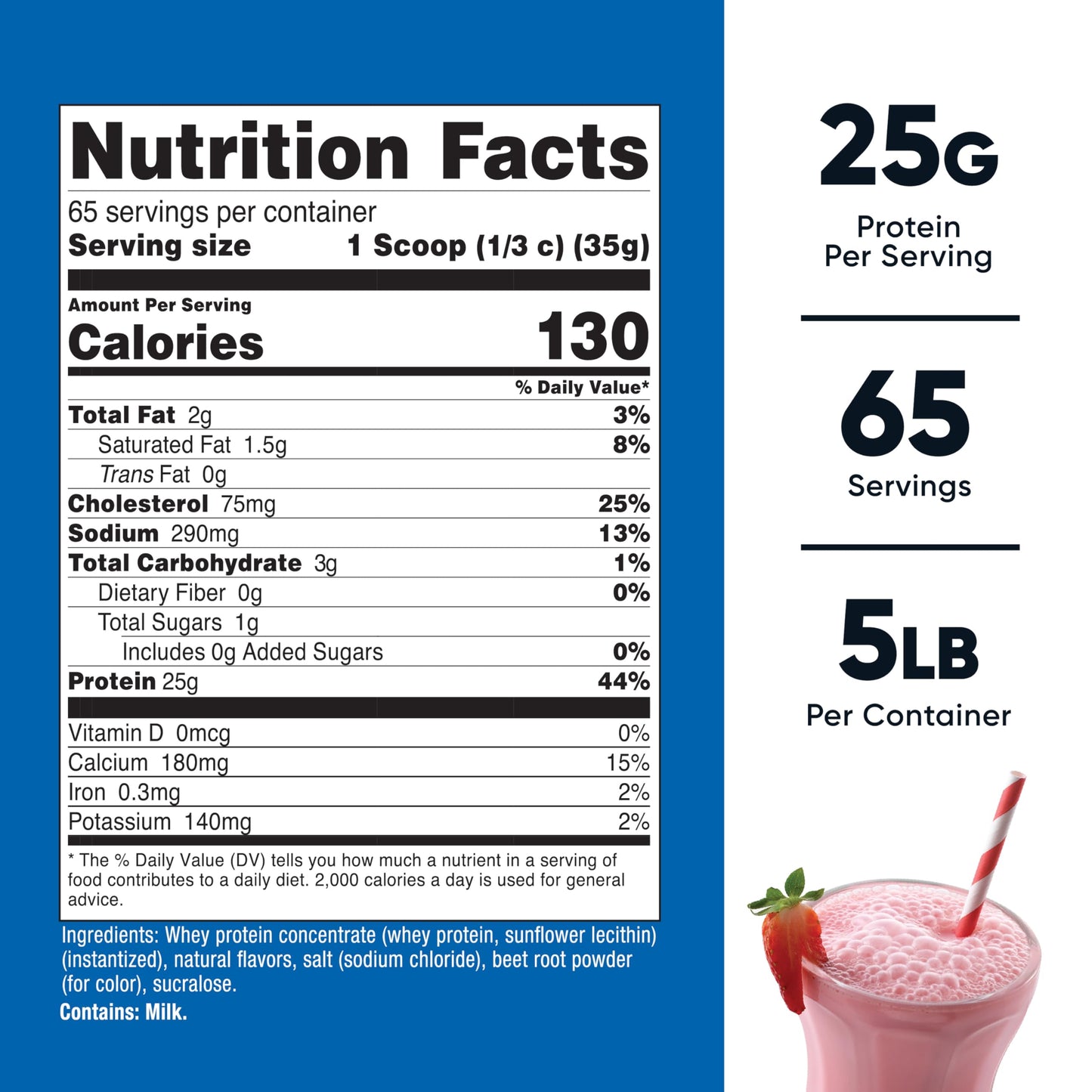 Nutricost Whey Protein Powder, Unflavored, 5 pounds - from Whey Protein Concentrate