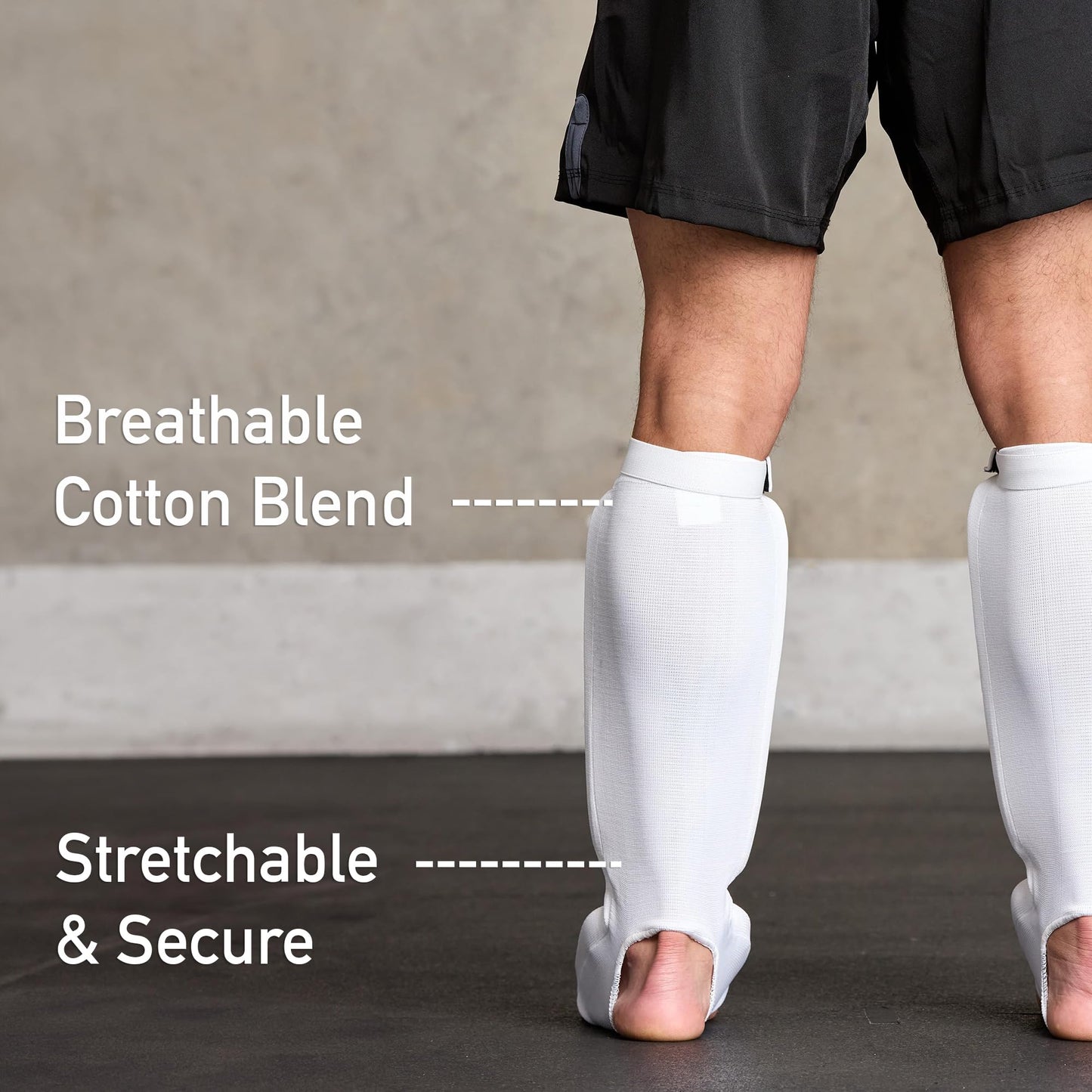 MMA Shin Pads for Muay Thai and Kickboxing, Protective Shin Guards with Instep Guard for Sparring and Training, for Adults, Kids, and Youth