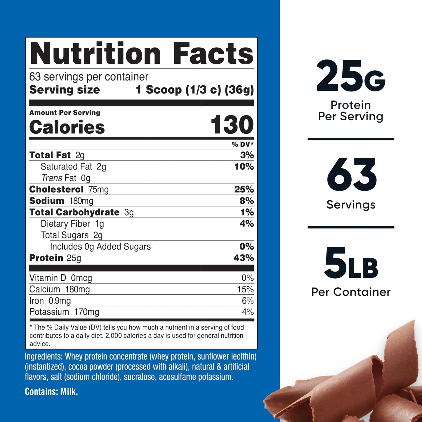 Nutricost Whey Protein Powder, Unflavored, 5 pounds - from Whey Protein Concentrate