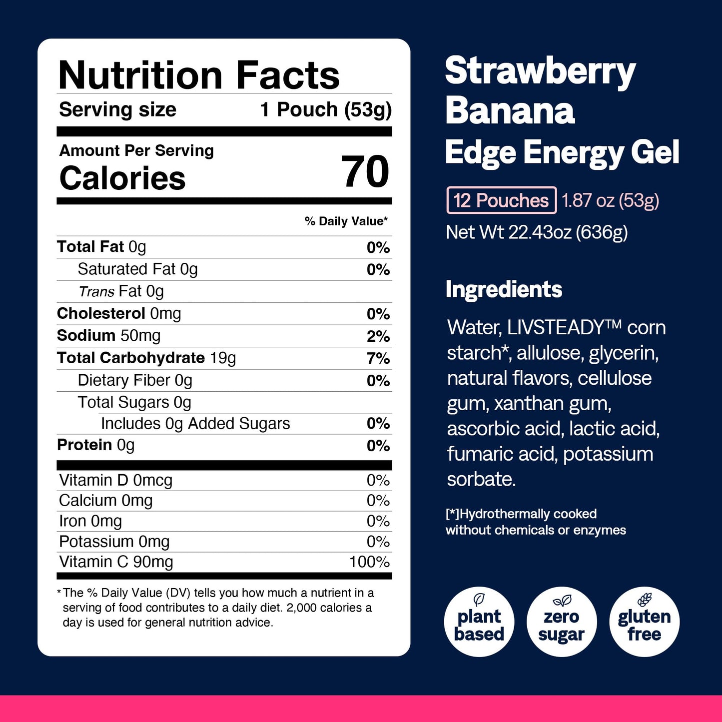 UCAN Edge Energy Gel Shots, Variety Pack (12, 2 Ounce Packets) for Running, Training, Workouts, Fitness, Cycling, Crossfit | Sugar-Free, Vegan, & Keto Friendly Energy