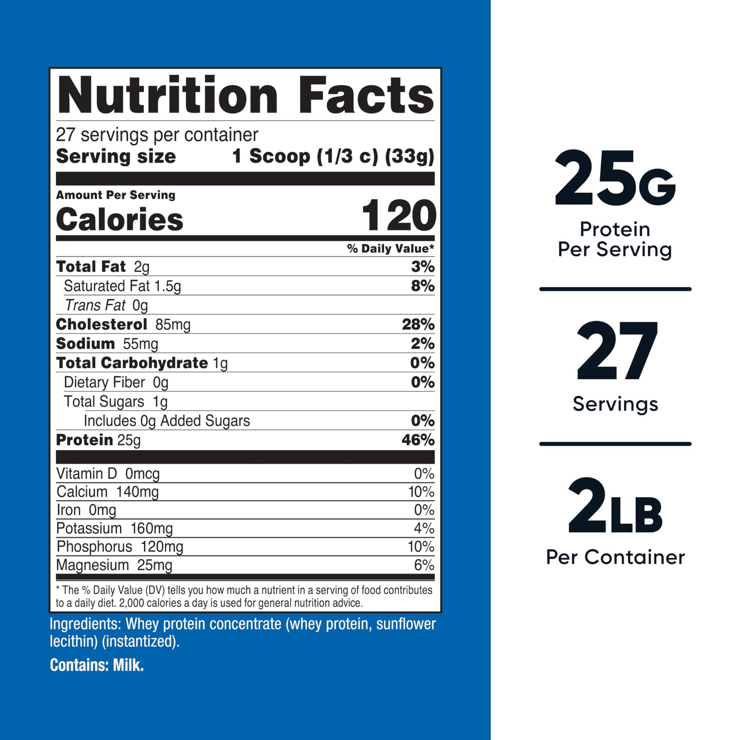 Nutricost Whey Protein Powder, Unflavored, 5 pounds - from Whey Protein Concentrate