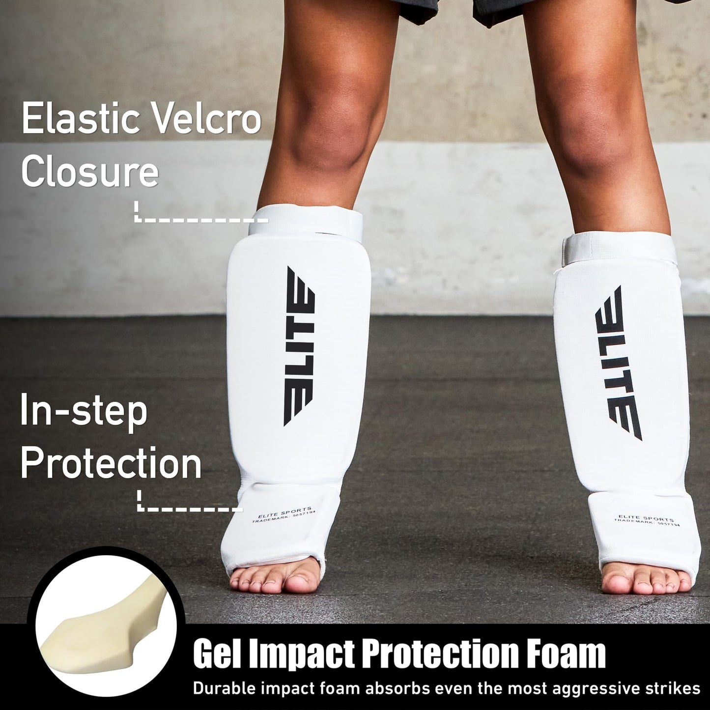 MMA Shin Pads for Muay Thai and Kickboxing, Protective Shin Guards with Instep Guard for Sparring and Training, for Adults, Kids, and Youth
