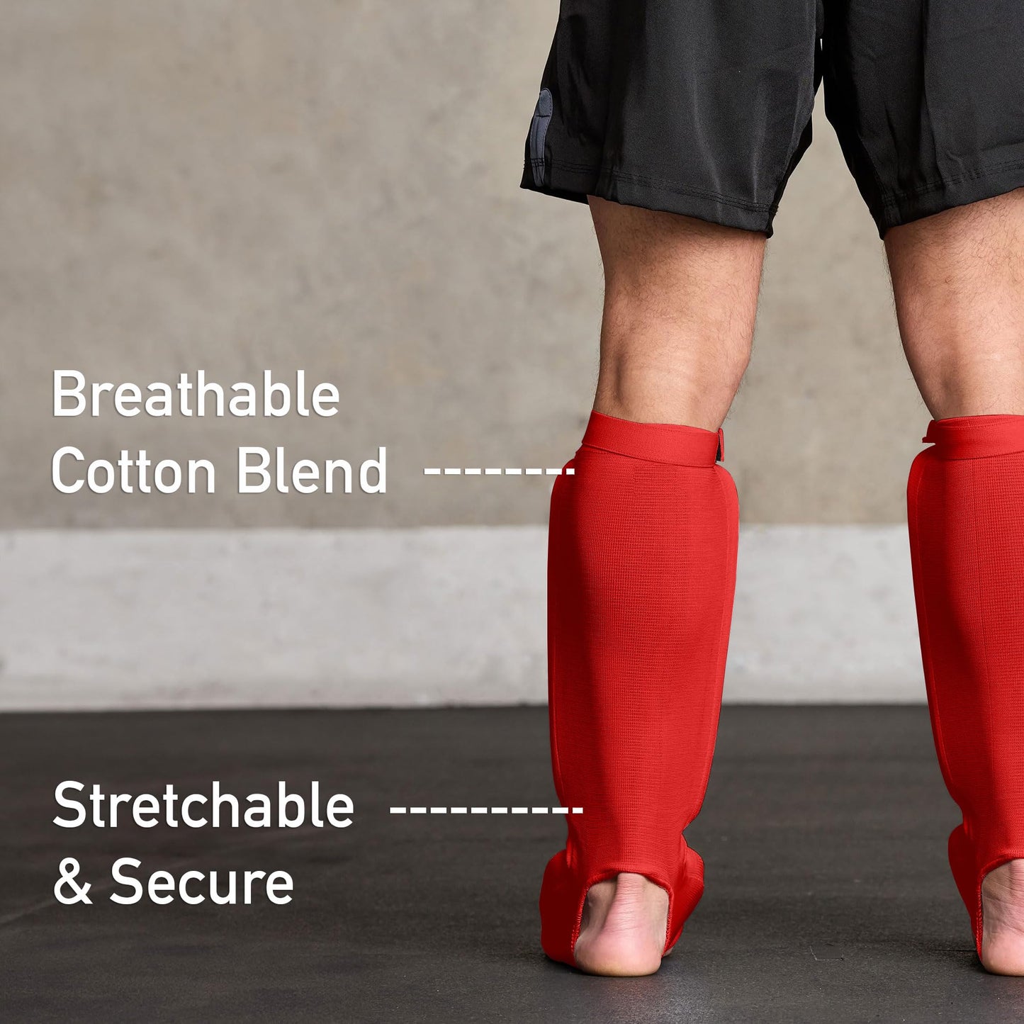 MMA Shin Pads for Muay Thai and Kickboxing, Protective Shin Guards with Instep Guard for Sparring and Training, for Adults, Kids, and Youth