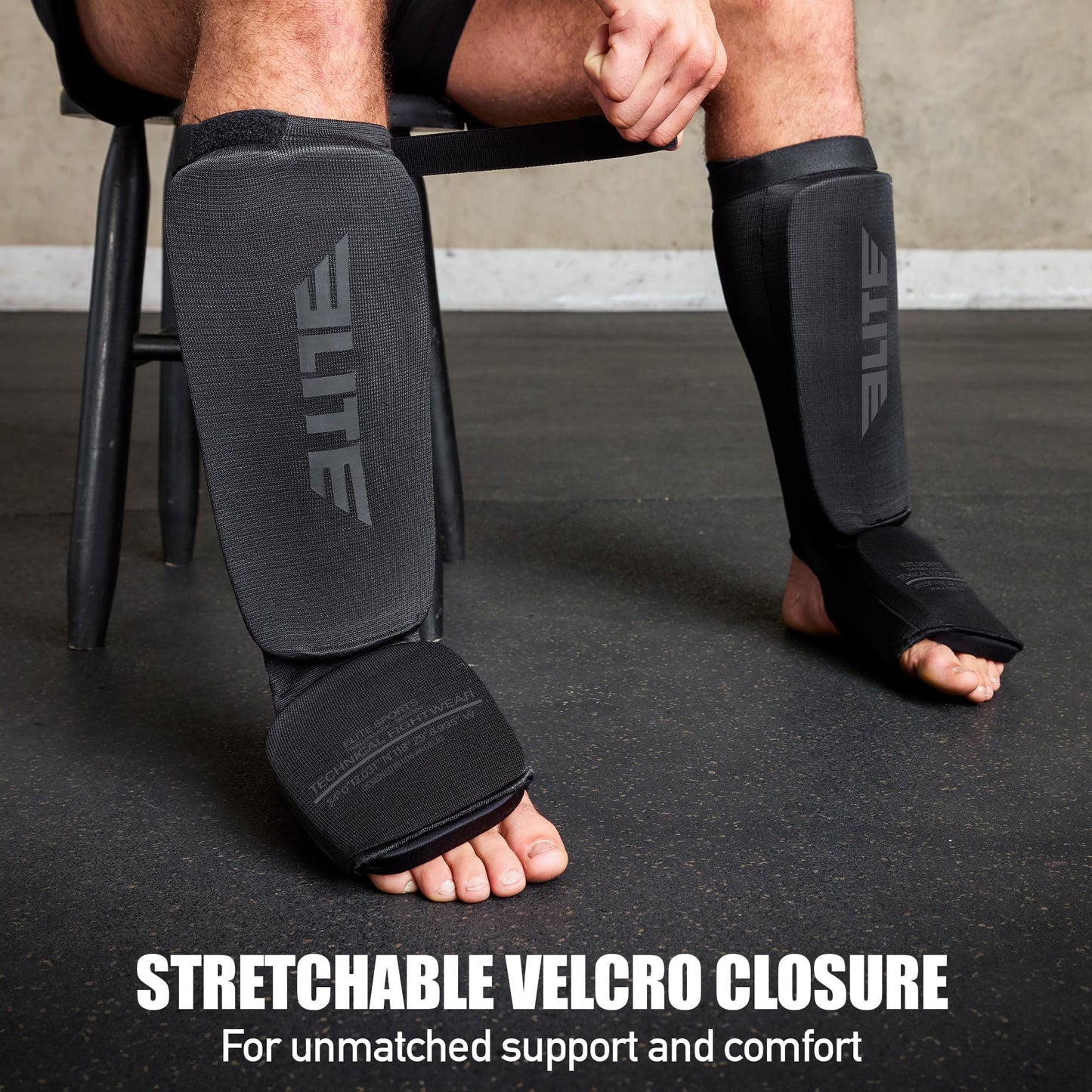 MMA Shin Pads for Muay Thai and Kickboxing, Protective Shin Guards with Instep Guard for Sparring and Training, for Adults, Kids, and Youth