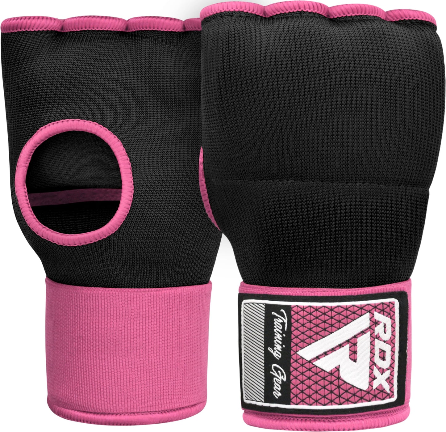 RDX Gel Boxing Hand Wraps Inner Gloves Men Women, Quick 100cm Long Wrist Straps, Elasticated Padded Fist Under Mitts Protection, Muay Thai MMA Kickboxing Martial Arts