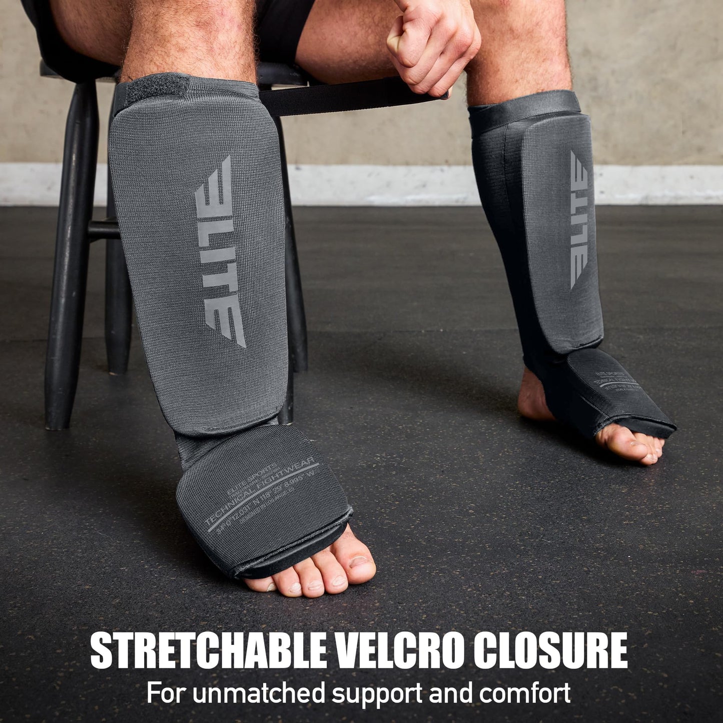 MMA Shin Pads for Muay Thai and Kickboxing, Protective Shin Guards with Instep Guard for Sparring and Training, for Adults, Kids, and Youth