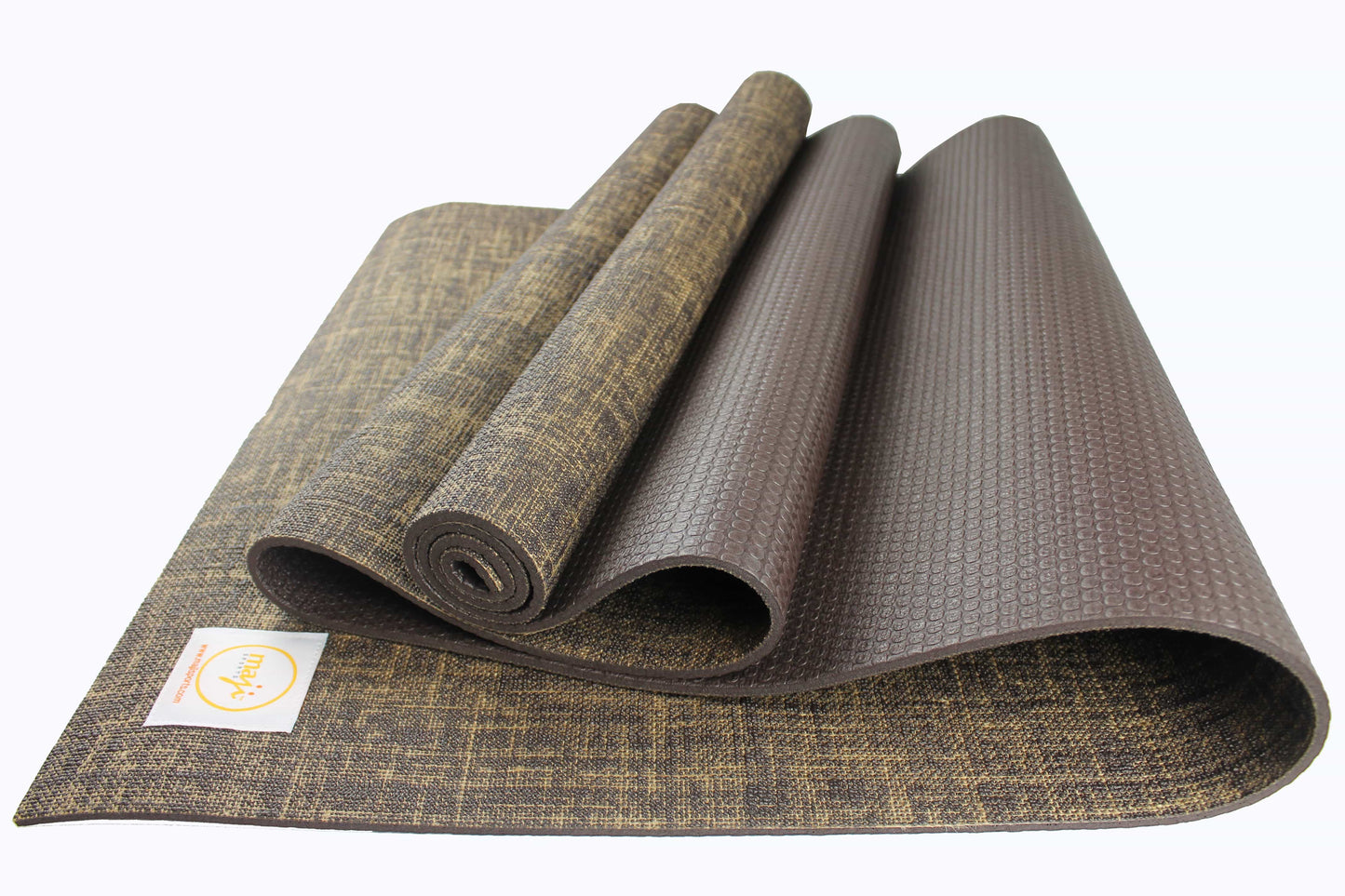 Jute Premium ECO Fitness, pilates, Yoga Mat + Foot Massager - 7.5 X 17.5 cm