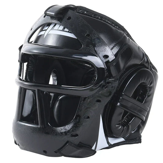 MMA Muay Thai Boxing Helmet with Mask
